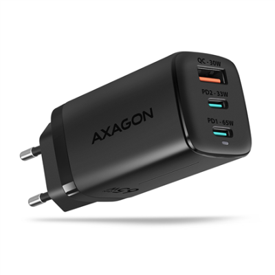 AXAGON GaN wallcharger 3x...