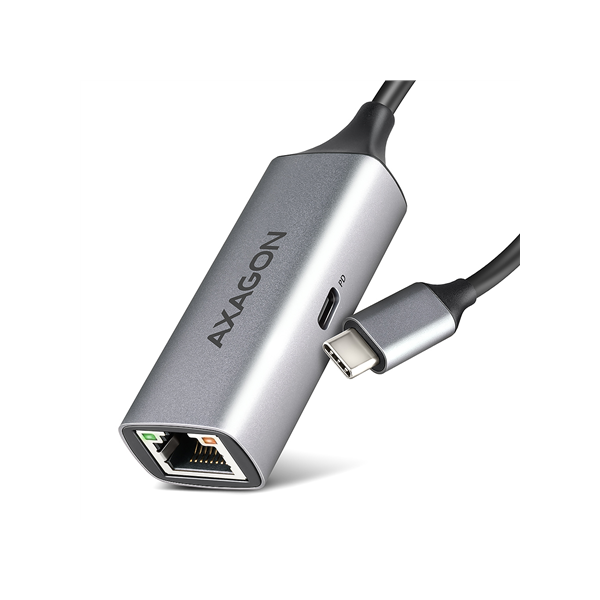 AXAGON | ADE-TXPD USB-C Gigabit Ethernet Adapter with PD 100W