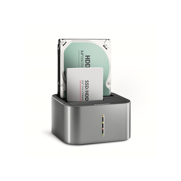 AXAGON | SuperSpeed USB DUAL 2.5"/3.5" HDD/SSD DUAL dock | ADSA-DC