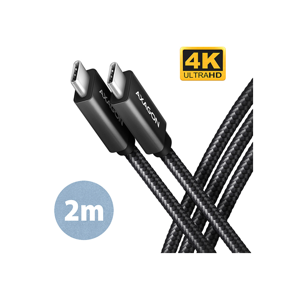 AXAGON Data and charging USB 2.0 cable | BUCM32-CM20AB | USB Type-C to USB Type-C