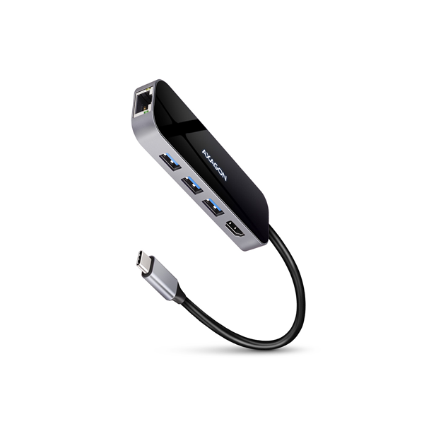 AXAGON SuperSpeed USB-C COMBO 6in1 Hub | HMC-6GL