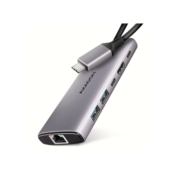 AXAGON Multi port USB-C 10Gbps hub | HMC-6G2L