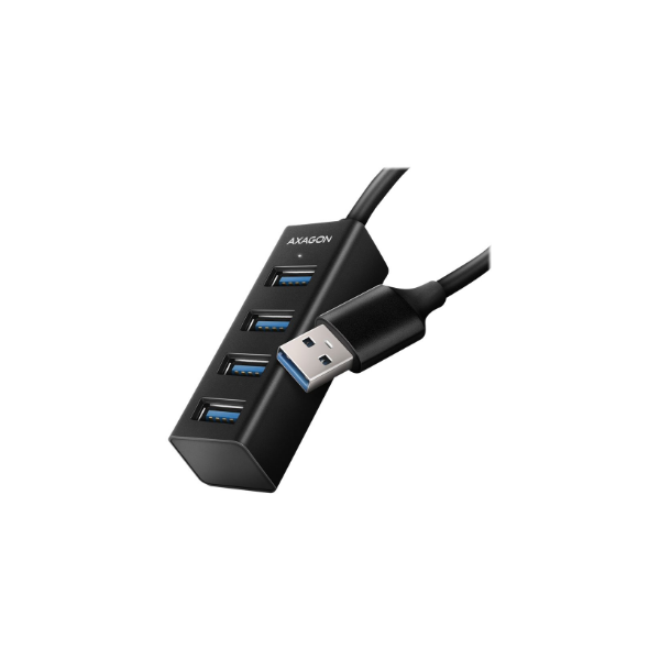 AXAGON Miniature metal four-port USB 3.2 Gen 1 hub | HUE-M1A