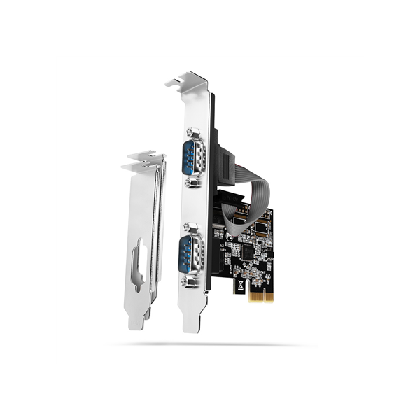 AXAGON PCI-Express card with two 250 kbps serial ports | PCEA-S2N