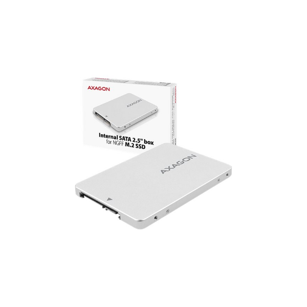 AXAGON Internal 2.5" box with SATA interface for M.2 SATA SSD | RSS-M2SD
