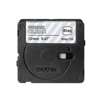 Brother BTAG-135 | White on...