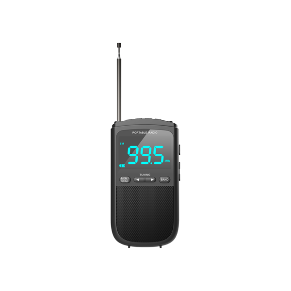Camry | Portable mini radio | CR 1905 | Alarm function | Black