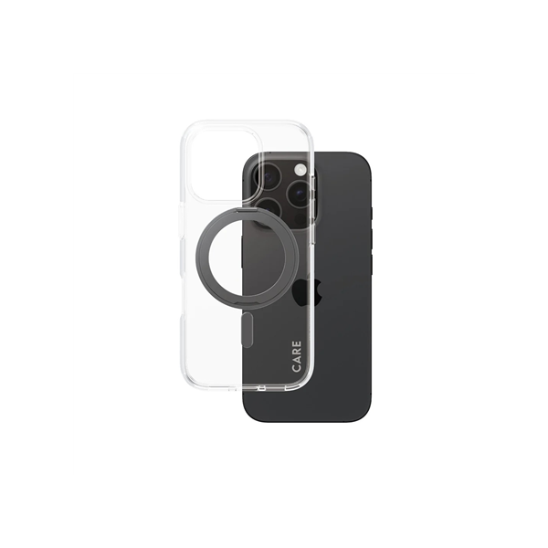 CARE Feature Case | Back cover | Apple | iPhone 16 Pro | Recycled plastic | Transparent | MagSafe