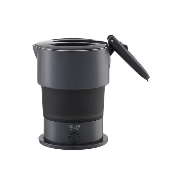 Adler Silicon Travel Kettle | AD 1377 | Travel Kettle | 600 W | 0.6 L | Silicon | Grey