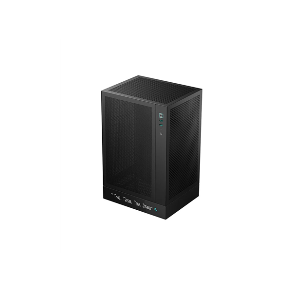 Deepcool PC Gaming Case | CH170 DIGITAL | Black | Mini ITX | Power supply included No | ATX PS2