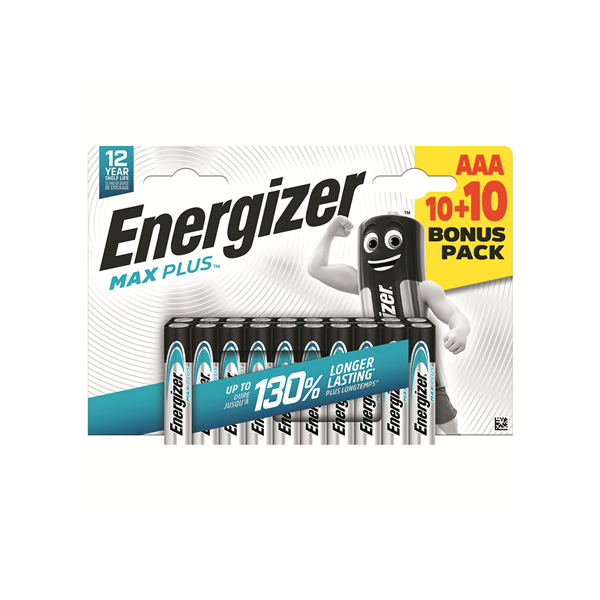 Energizer Max Plus LR03 BL10+10 | AAA