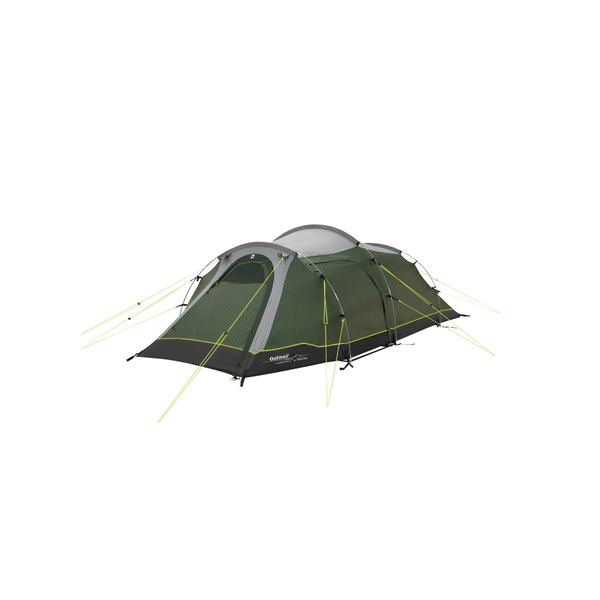 Outwell Two Room Tunnel Tent | Earth 3 Plus | 3 person(s) | Green