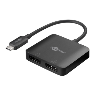 Goobay USB-C Adapter to 2x...