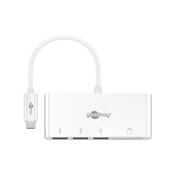 Goobay USB-C Multiport Adapter to 3x USB-A, Cardreader | 40759