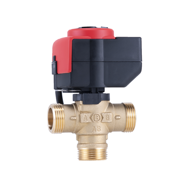 Barberi Three-way flow distribution valve DN 25 with e-drive