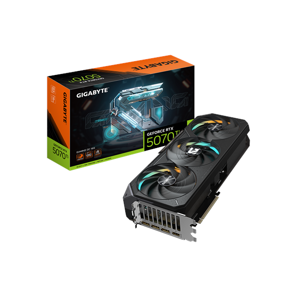 Gigabyte GeForce RTX 5070 Ti GAMING OC 16G | NVIDIA | 16 GB | GeForce RTX 5070 Ti | HDMI ports quantity 1 | PCI-E 5.0