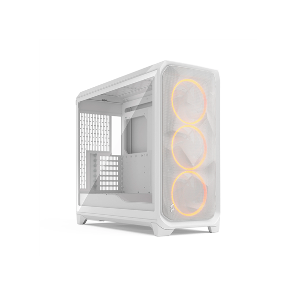 Fractal Design Meshify 3 XL | White RGB TG Clear Tint | Mid-Tower | Power supply included No | ATX