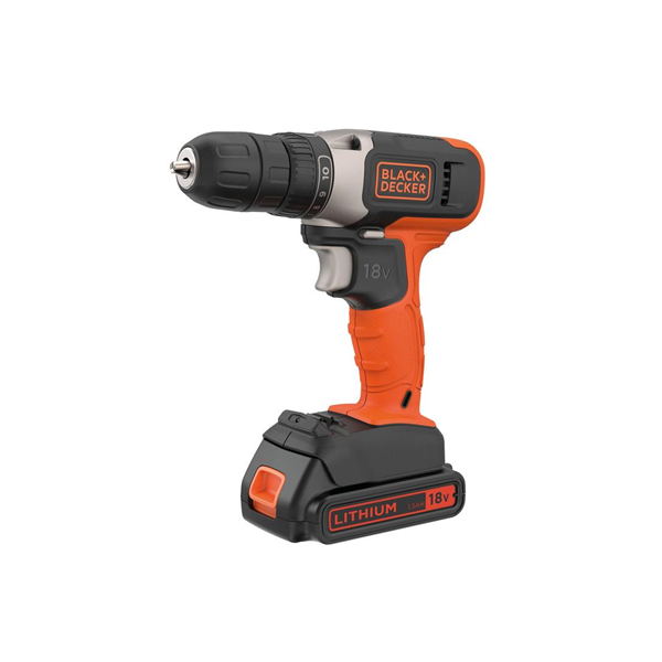 BLACK & DECKER | Cordless Drill Driver | BCD001C1-QW | 18 V | 1.5 Ah | Lithium