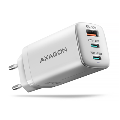 AXAGON GaN wallcharger 3x...