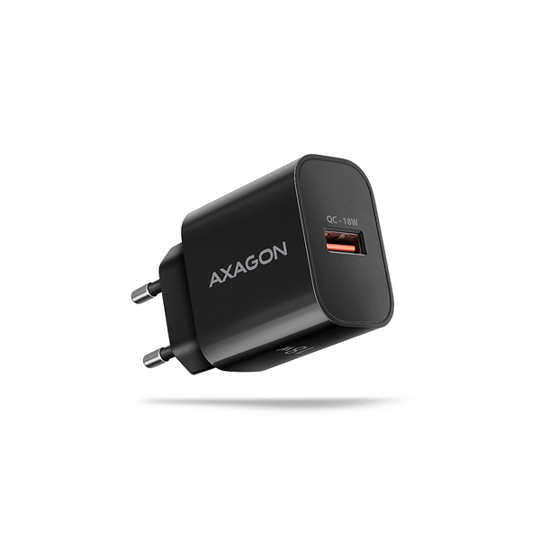 AXAGON Wallcharger 1x port USB-A, QC3.0/AFC/FCP/Apple, 18W | ACU-QC18