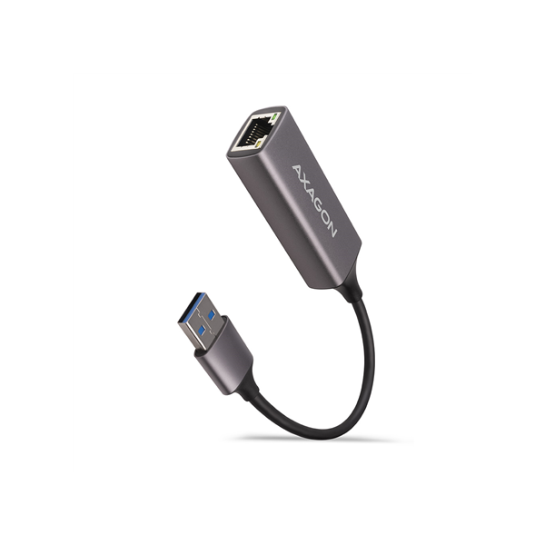 AXAGON ADE-TR Compact aluminum USB 3.2 Gen 1 Gigabit Ethernet 10/100/1000Mbit adapter with automatic installation