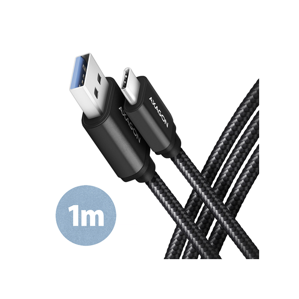 AXAGON Data and charging USB 3.2 Gen 1 cable, 1 m | BUCM3-AM10AB | USB Type A - USB Type C