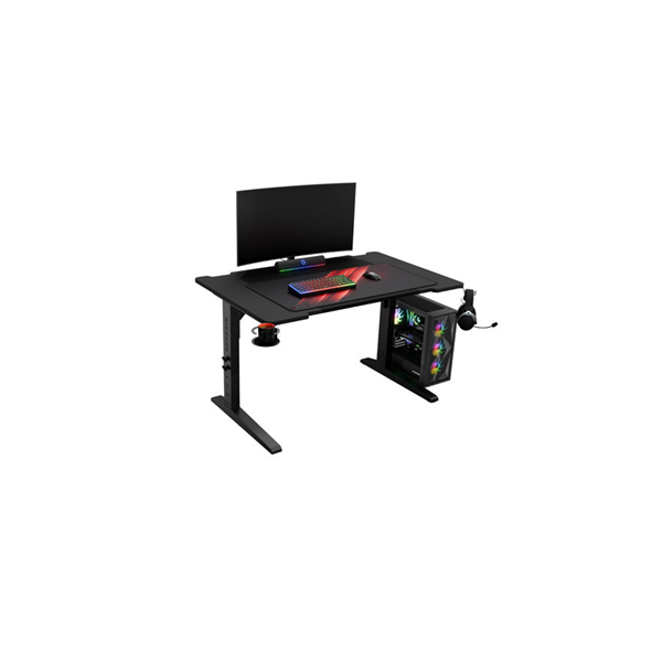 Genesis Gaming Desk | Holm 120 Modular | Black
