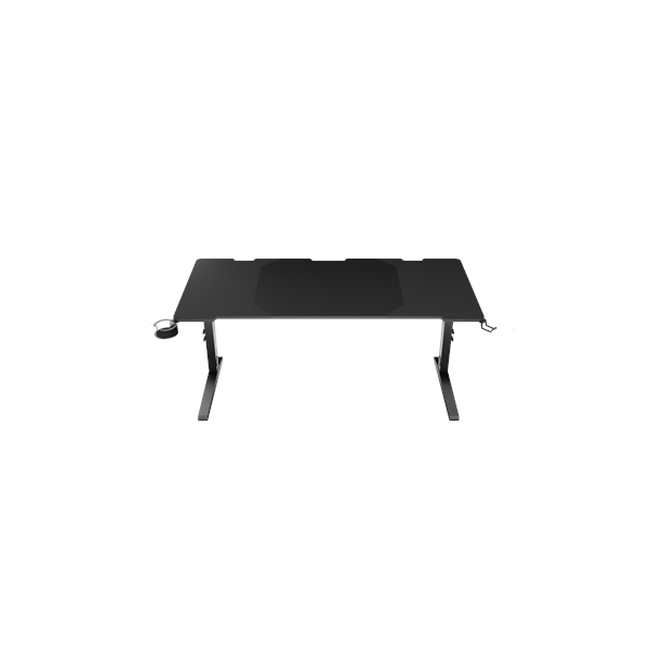 Genesis | Modular Gaming Desk | Holm 160 RGB | Anthracite Black