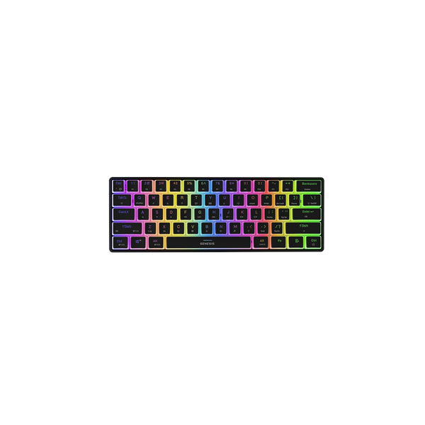 Genesis THOR 660 G2 | Gaming keyboard | Wireless/Wired | US | Black | 2.4 GHz, Bluetooth, USB | Linear