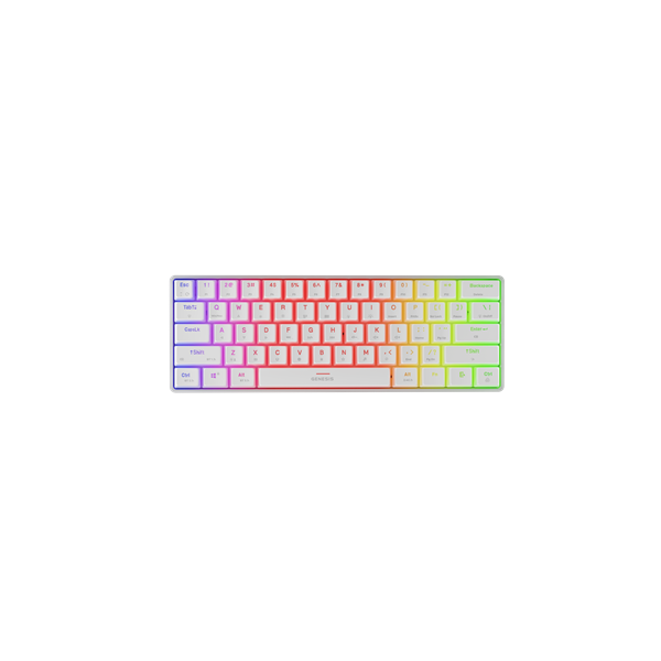 Genesis THOR 660 G2 | Gaming keyboard | Wireless/Wired | US | White | 2.4 GHz, Bluetooth, USB | Linear