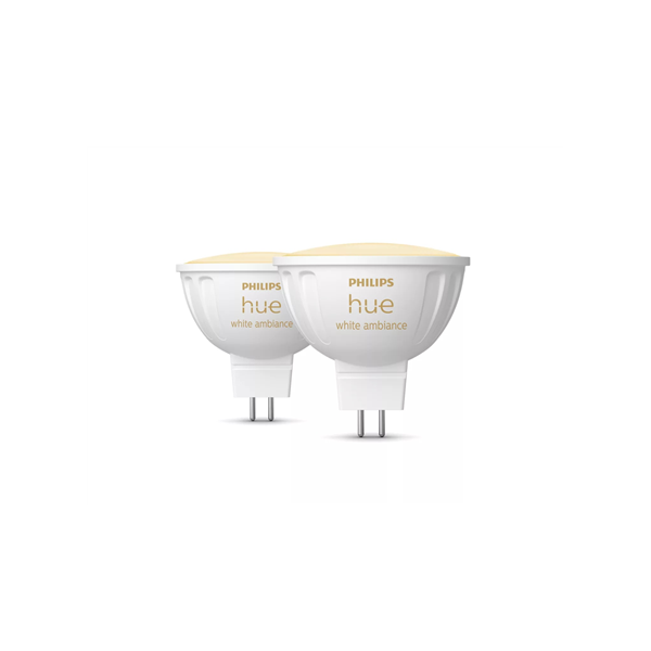 Philips Hue WA 12V MR16, 2pcs pack | GU5.3 | 5.1 W | Warm to cool white light
