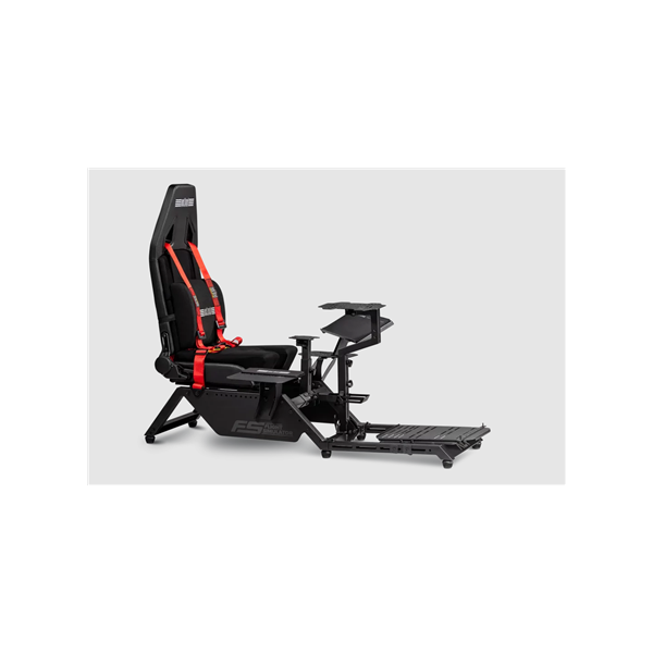 Next Level Racing | Flight Simulator Cockpit | Black and Red