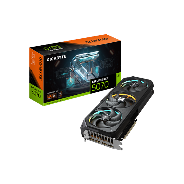 Gigabyte GeForce RTX 5070 GAMING OC 12G | NVIDIA | 12 GB | GeForce RTX 5070 | GDDR7 | HDMI ports quantity 1 | PCI-E 5.0
