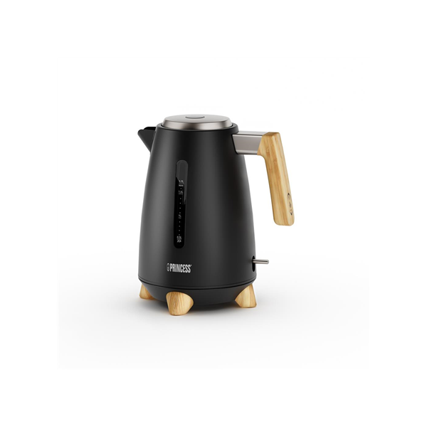 Princess Pure Kettle | 236061 | Electric | 3000 W | 1.7 L | Stainless steel | 360° rotational base | Black