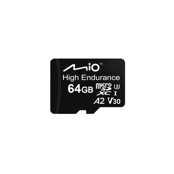 Mio High Endurance | 64 GB | MicroSD | Flash memory class UHS-I