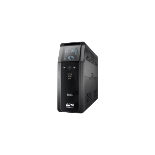 APC Back UPS Pro BR 1200VA, Sinewave,8 Outlets, AVR, LCD interface | Schneider Electric