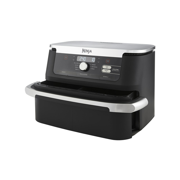 NINJA | Double Air Fryer | AF500EU Foodi FlexDrawer | Power 2470 W | Capacity 10.4 L | Black