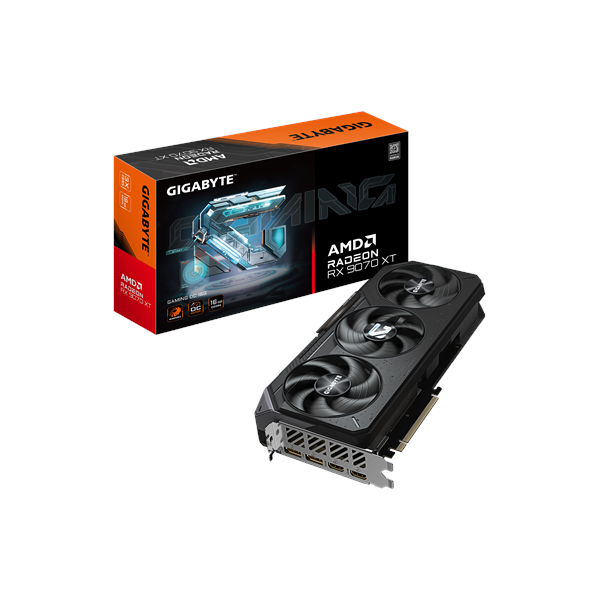 Gigabyte Radeon RX 9070 XT GAMING OC 16G | AMD | 16 GB | Radeon RX 9070 XT | HDMI ports quantity 2 | PCI-E 5.0