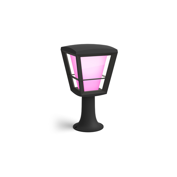 Philips Hue WCA Econic Outdoor Pedestal Lantern | 15 W | 2000-6500 Hue White Colour Ambiance