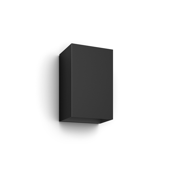 Philips Hue WCA Resonate Outdoor Wall Lantern, Black | 8 W | 2000-6500 Hue White Colour Ambiance