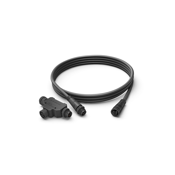 Philips Hue Outdoor 24V Cable Extension and T-connector, 2.5m
