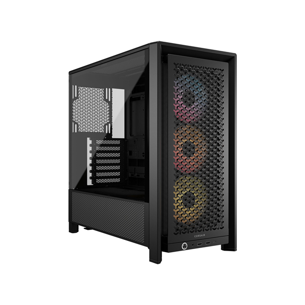 Corsair PC Case | Frame 4000D RS ARGB Modular | Black | Mid-Tower | Power supply included No