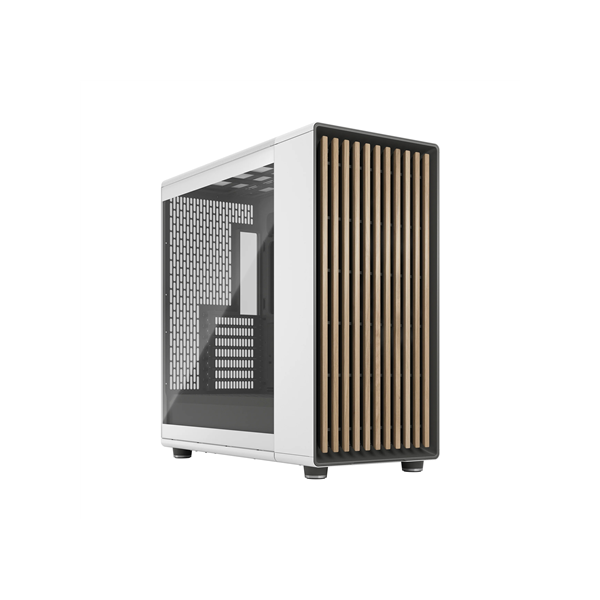 Fractal Design Computer Case | North XL | Chalk White TG Clear | ATX | Power supply included No