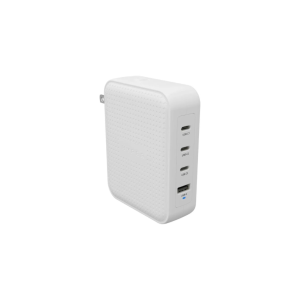 Hyper HyperJuice 145W USB-C GaN Travel Charger with 4 Ports - White | Hyper