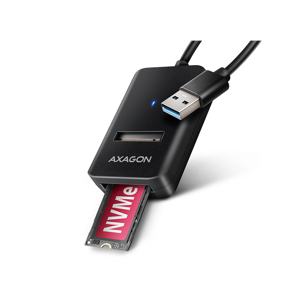 AXAGON USB-A 10Gbps - M.2 NVMe and SATA SSD Adapter | ADM2-AM
