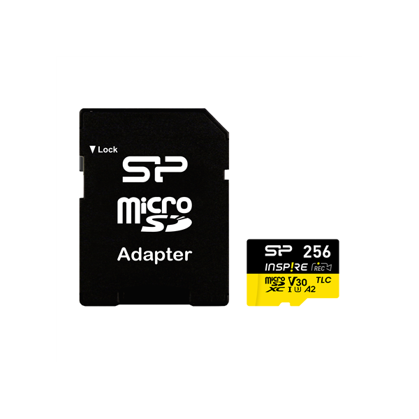 Silicon Power Inspire | 256 GB | microSDXC | Flash memory class C10, UHS-I U3, V30
