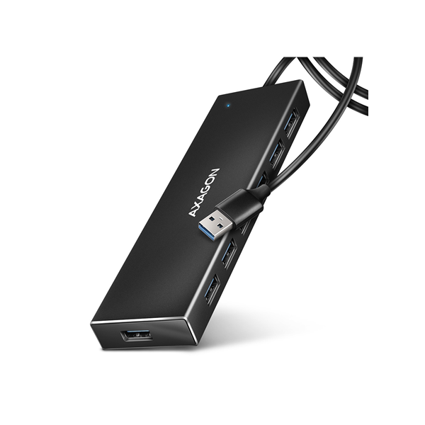 AXAGON SuperSpeed USB-A FLAT Hub | HUE-F7A