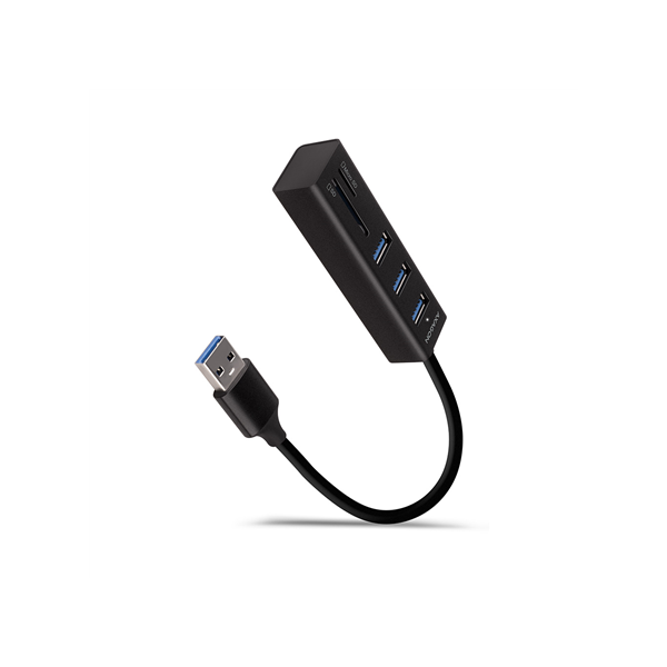 AXAGON SuperSpeed USB-A Hub and Card Reader | HMA-CR3A