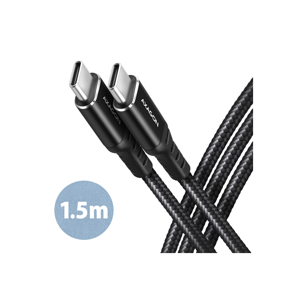 AXAGON Data and charging cable, 1.5 m | BUCM-CM15AB | USB Type C to USB Type C