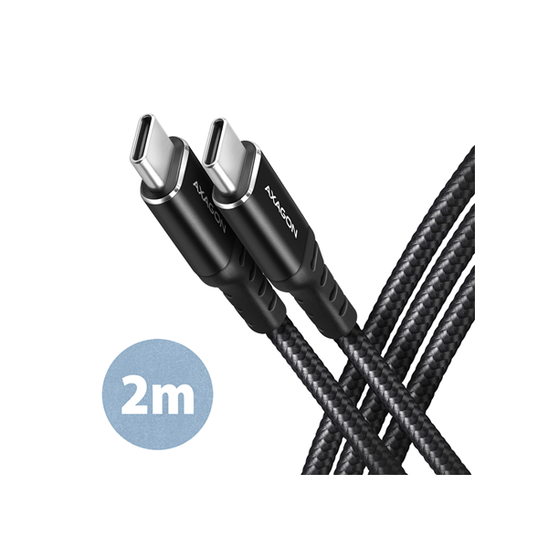 AXAGON Data and charging cable, 2 m | BUCM-CM20AB | USB Type C to USB Type C